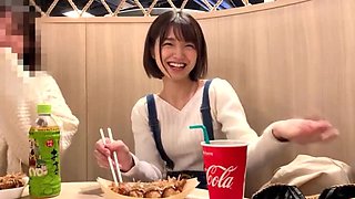 Japanese Amateur Tatsu & Sumire Kuramoto Homemade Sex - Cute Asian Beauty Squirts Hard in Doggystyle & Cowgirl