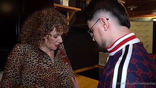 A curvy spanish milf gets fucked by her sons young friend while her husband is