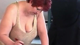 Redhead gilf invites black boy with a big cock home