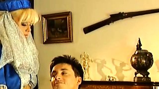 Brunette babe fucking in the pool