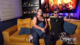 COUGAR with fat baps porks a stranger in a fucktape