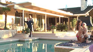 Beautiful vixens lesbian xxx breathtaking scene