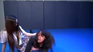 Kyoko wrestling