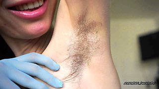 Wildly Hairy Arms and Bushy Pits Tease