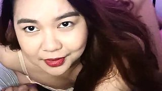 Asian girlfriend got mad with her ex-boyfriend and she do