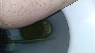 Pissing From a Bushy Bush Golden Rain Close up - Ginnagg