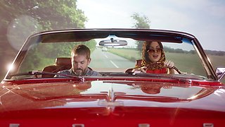 James Angel caught Daisy Fuentes with a guy in his car.