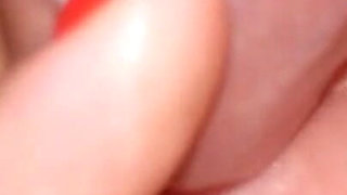 My Stepsister's Hand Is Covered in Precum and Then Thick Cum