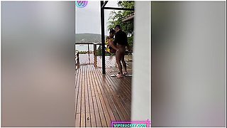 Homemade Content By Shameless And Slutty Young Wife Getting Fucked On The Porch