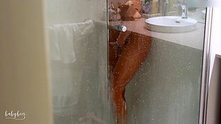 Sexy Roommate Catches Me Watching Her in the Shower and Begs for a Rough Fuck