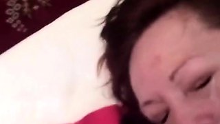 Amateur Russian Girl Facialed at Home