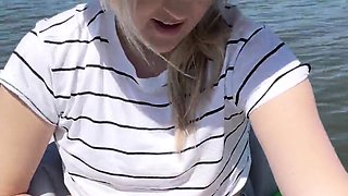 Blonde emo amateur solo masturbation
