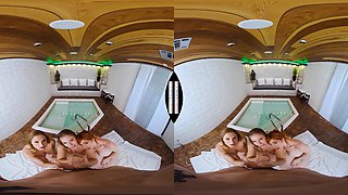 Rough handjob and pov blowjob