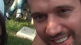 Wild Pool Party Orgy with Blondes Sucking Big Cocks