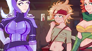 Luna In The Tavern - Part 2 - Yummy Blowjob In The Bathroom