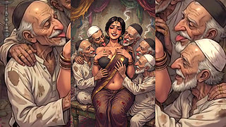INDIAN MILFs and Bhabhi Totally Dominated by Filthy MUSLIM Men - Public Grouping & Corruption