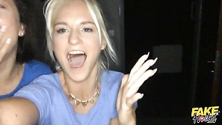 Luring Rossella Visconti and Steve Q - doggystyle smut - Fake Hostel