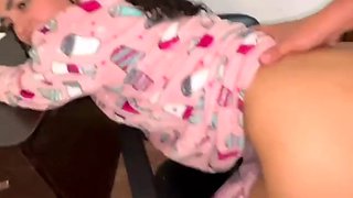 AFTER THE PARTY I wake up and fuck my skinny Brazilian