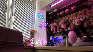 Big Boobed Blonde Masturbates With A Dildo In The Bathroom