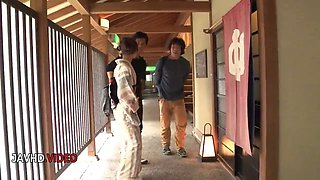 Aoi Mizunos Seductive Japanese Outdoor Blow Job Filled With Passion And Heat