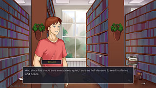 I got special treatment from the girl I met in the library video game porn