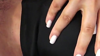 Blue Latex Dress Facesitting!