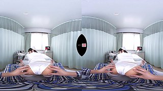 Tempting asian nurse VR exciting clip