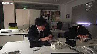 Japanese Sexy Female Boss Fucks Her Subordinates In The Office Sarina Momonaga Uncensored