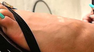 Flip Flops & Blue Toes