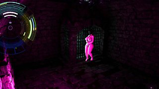 Gorgeous 3D brunette enjoying some bondage sex