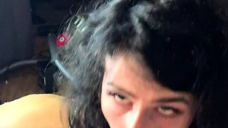 Homemade amateur gf blowjob and cumshot