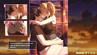 Hentai Game - Summer Clover - Ferris Wheel Sex - Fucking the Blonde on the Ferris Wheel